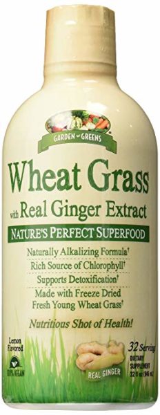 Garden Greens Wheat Grass with Real Ginger Extract