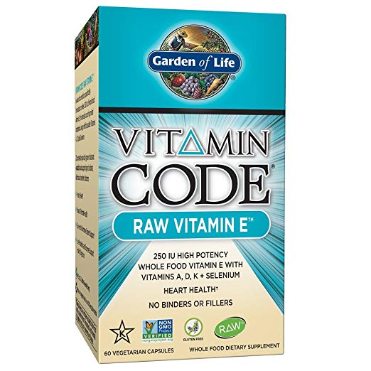1. Garden of Life Vitamin Code "Raw Vitamin E"