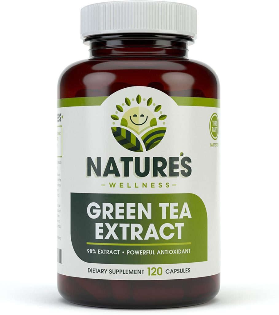 Ranking The Best Green Tea Extract Of 2021 Body Nutrition   Natures Wellness Green Tea 908x1024 