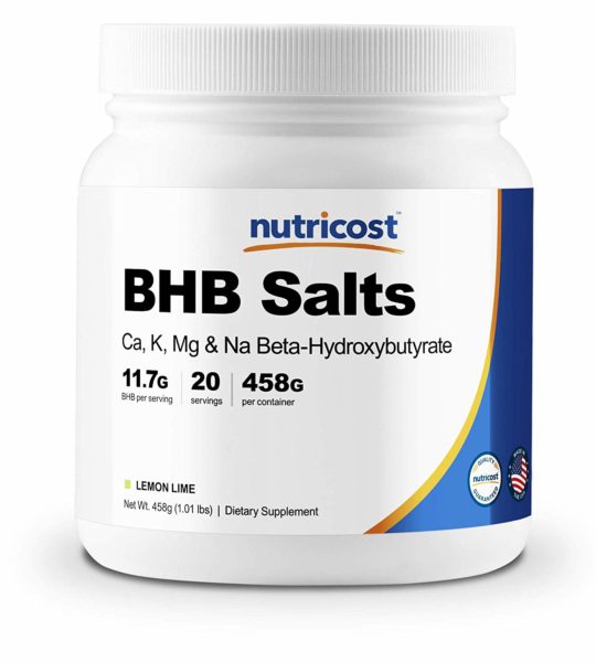 Nutricost Exogenous Ketone Salts - Best Exogenous Ketone Supplements