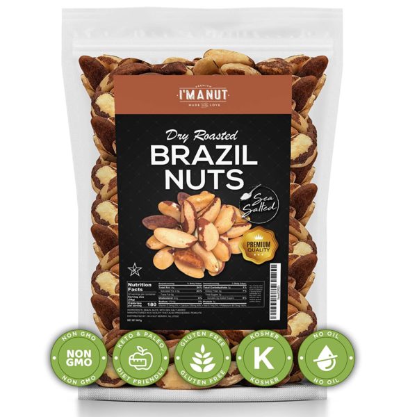 Brazil nuts contain high levels of magnesium and manganese, two minerals that help keep you healthy. 