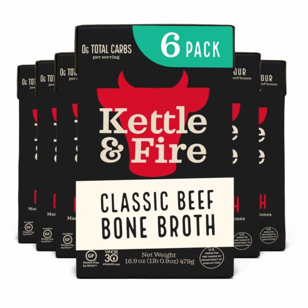 Beef Bone Broth Soup by Kettle & Fire