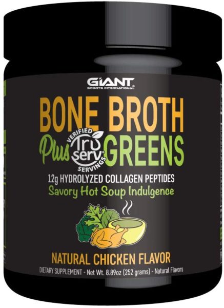 Giant Sports Bone Broth Plus Greens and Collagen Peptides