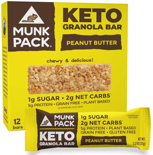 Munk Pack Peanut Butter Keto Granola Bars