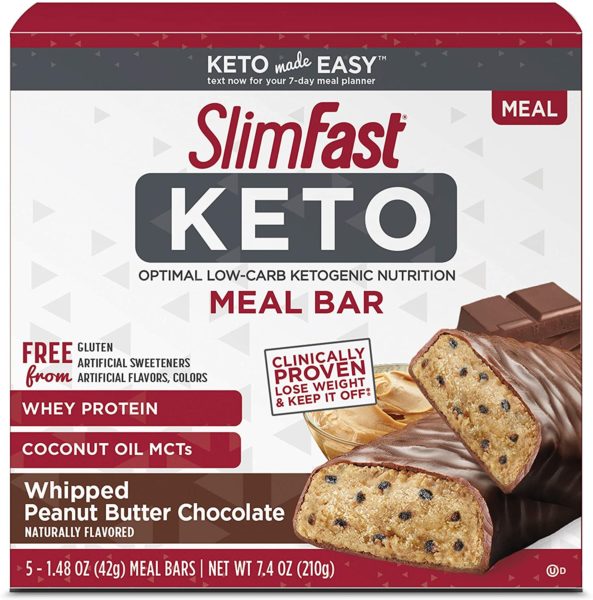 SlimFast Keto Meal Replacement Bar
