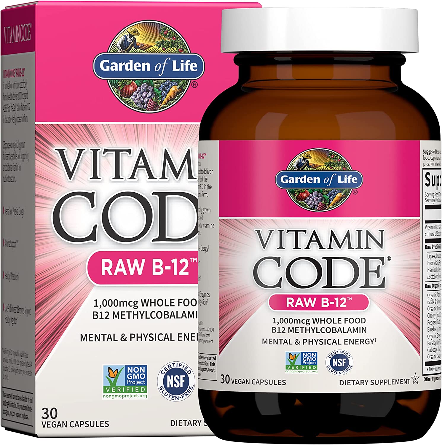garden of life vitamin code b12